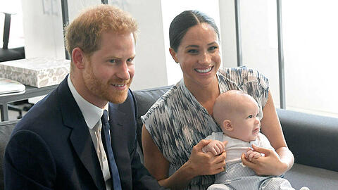 Wollen ihr Glück in Kalifornien versuchen: Harry und Meghan mit Baby Archie