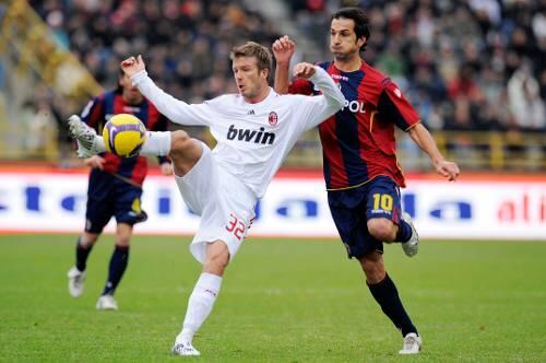 Will weiter für den AC Mailand kicken: David Beckham (l.).