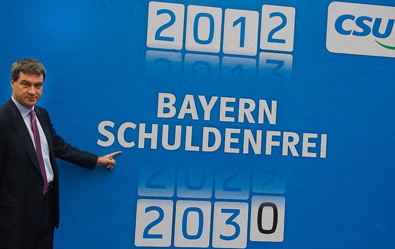 Markus Söder: Der Finanzminister will Bayern bis 2030 schuldenfrei machen.