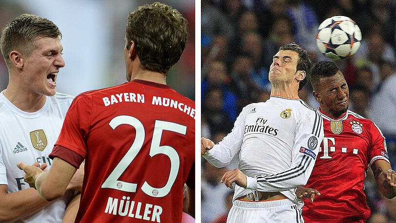 Bayern gegen Real gab es bereits 10 Mal in der K.O.- Phase der Champions League