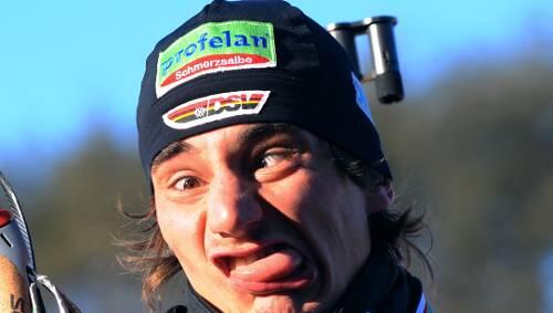Ein lustiger Bursche: Biathlon-Ass Christoph Stephan. Ein lustiger Bursche: Biathlon-Ass Christoph Stephan.