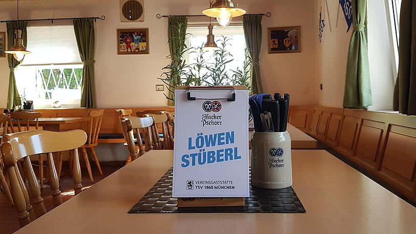 Blick ins neue Löwen-Stüberl.