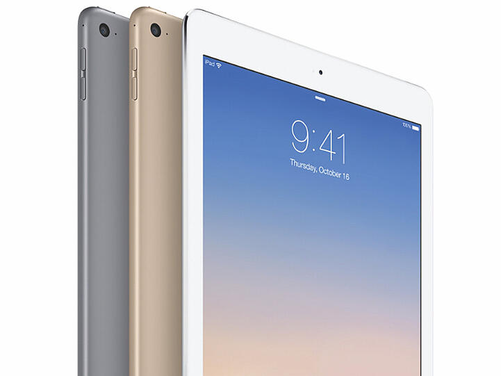 Das neue iPad soll ein 12,9 Zoll Display statt dem aktuellen 9,7 Zoll Display des iPad Air 2 haben