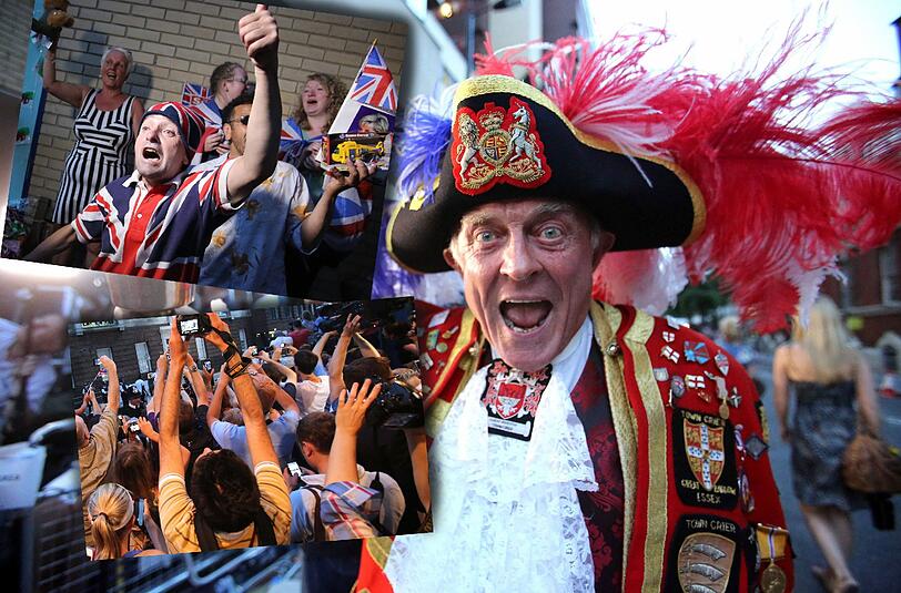 Großbritannien ist im Party-Fieber. Sehen Sie hier die Jubel-Bilder aus London!