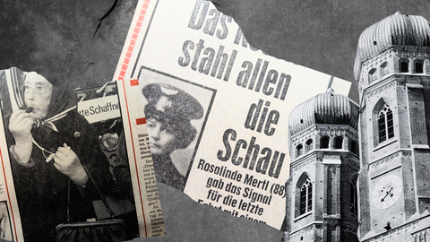 Sie war seit 1914 im Dienst: Die 88-jährige Rosalinde Mertl war die älteste noch lebende Trambahnschaffnerin in München. In der AZ wurde sie neben anderen ihrer Zunft vor 50 Jahren geehrt.