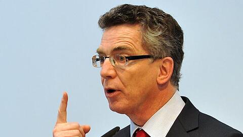 Bundesinnenminister Thomas de Maiziere