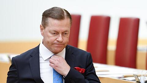 Ralph Müller, Abgeordneter der AfD, bei einer Plenarsitzung im Bayerischen Landtag. Foto: Tobias Hase