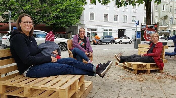 Sommersitz am Breisacher Platz.