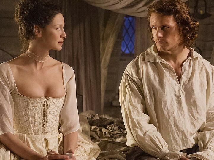 "Outlander": Claire (Caitriona Balfe) und Jamie (Sam Heughan) sind seit Mai bei VOX zu sehen
