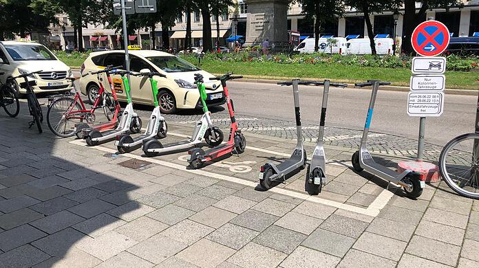 Gut belegt: Der Parkplatz am Promenadeplatz. Dem Mobilitätsreferat zufolge ist dieser einer der am meist genutzten in der Altstadt.