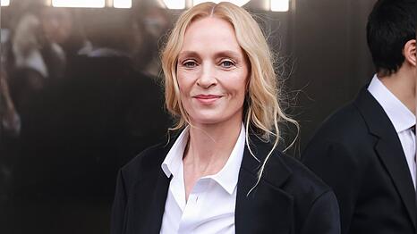 Uma Thurman bei einem Auftritt im Februar 2026.