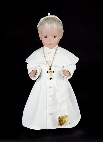 Auch Papst Benedikt gibt es in der Mini-Version.
