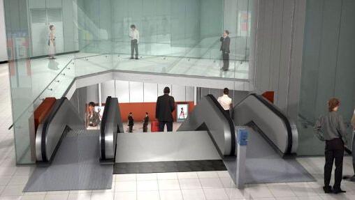 Unterm Orleansplatz: der neue Halt Ostbahnhof. Unterm Orleansplatz: der neue Halt Ostbahnhof.