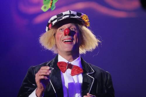 Für "Coulrophobiker" eine Horrorvorstellung: Heiner Lauterbach als Clown.
