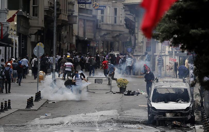 Die Situation auf dem Taksim Platz: Die Bilder.