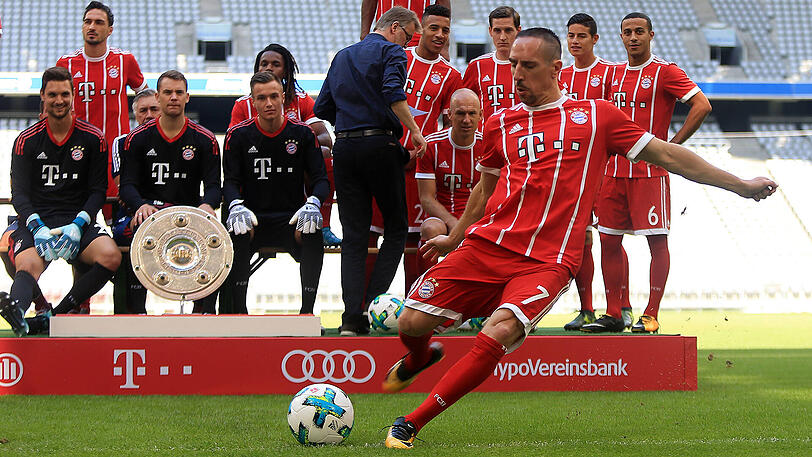 Franck Ribéry kann einfach nicht stillsitzen.