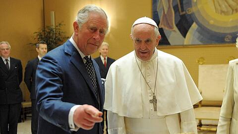 Charles hat den Papst als Prinz bereits zweimal getroffen - nun wäre es seine erste Audienz als Monarch.