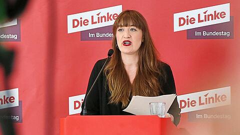 Die Linke bietet konkrete L&ouml;sungen und Hilfsangebote, sagt deren Bundes-Fraktionschefin Heidi Reichinnek - im Gegensatz zur AfD.