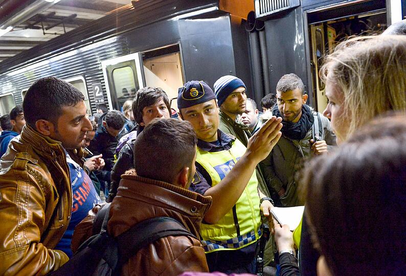 Flüchtlings-Krise in Europa: Die Unterbringungsmöglichkeiten werden jetzt auch in Schweden immer knapper.