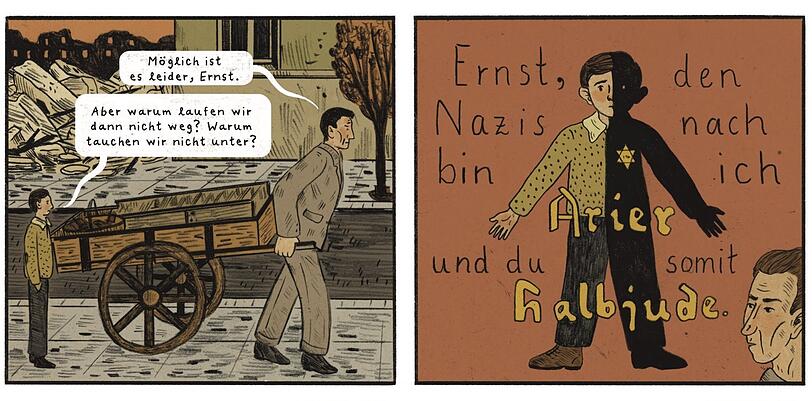 Ernst Grube ist der Sohn eines evangelischen Vaters und einer jüdischen Mutter. Deshalb wird er im Kinderheim landen, später sogar in Theresienstadt.