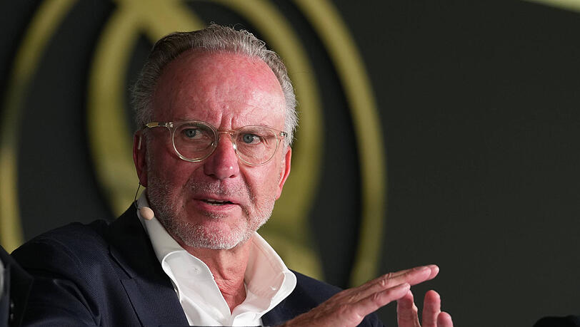 Macht keinen Hehl um eine Wirtz-Verpflichtung: Karl-Heinz Rummenigge. Macht keinen Hehl um eine Wirtz-Verpflichtung: Karl-Heinz Rummenigge.