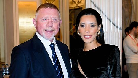 Boris Becker mit Lilian de Carvalho Monteiro beim Olympia-Empfang im Teatro alla Scala.