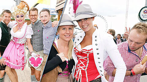 Der ganz normale Wiesn-Wahnsinn: Die Bilder vom Sonntag zum Durchklicken.