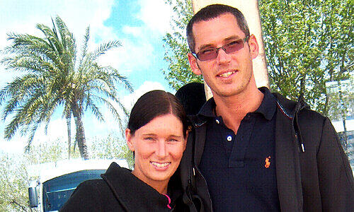 Gestrandet: Katja und Christian auf Mallorca.