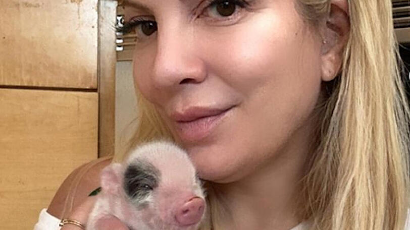 Grunz! Tori Spelling hat jetzt drei Ferkel im Haus