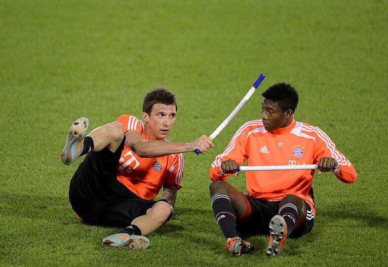 Der FC Bayern am dritten Trainingstag in Doha.