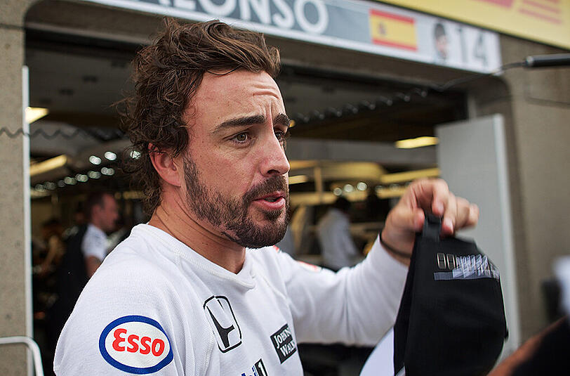 Gefrustet und genervt: Der zweimalige Formel-1-Weltmeister Fernando Alonso.