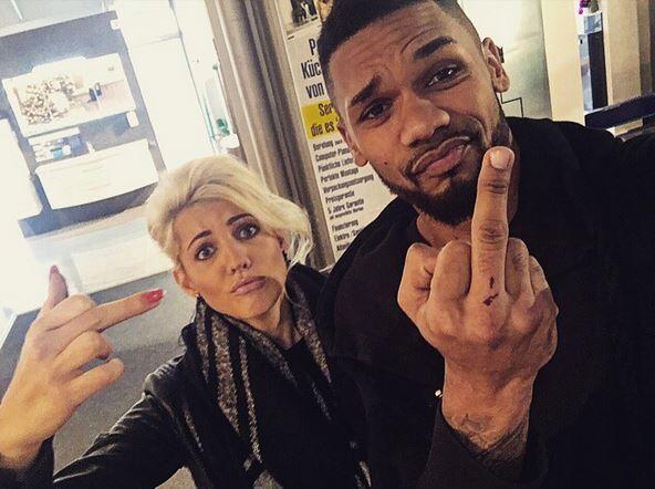 Sarah Nowak und ihr neuer Freund Dominc Harrison
