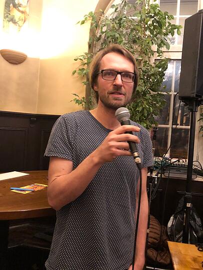 Janek Schmidt wohnt in einem Idyll im Erhaltungssatzungsgebiet.
