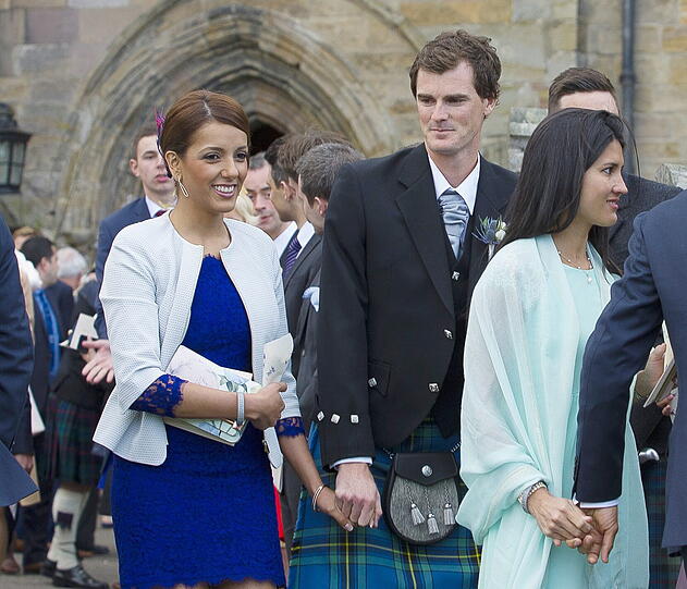 Andy Murray hat seine Jugendliebe Kim Sears in seiner schottischen Heimatstadt Dunblane geheiratet. Die Bilder.