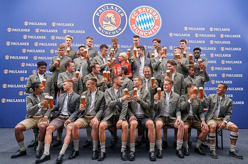 Die Bilder vom Lederhosen-Shooting des FC Bayern.