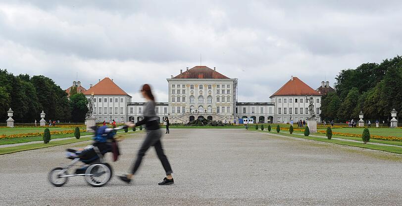 Auch bei Spaziergängern sehr beliebt: Der Nymphenburger Schlosspark.