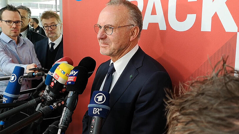 Im Fokus: Karl-Heinz Rummenigge beim FC Bayern.
