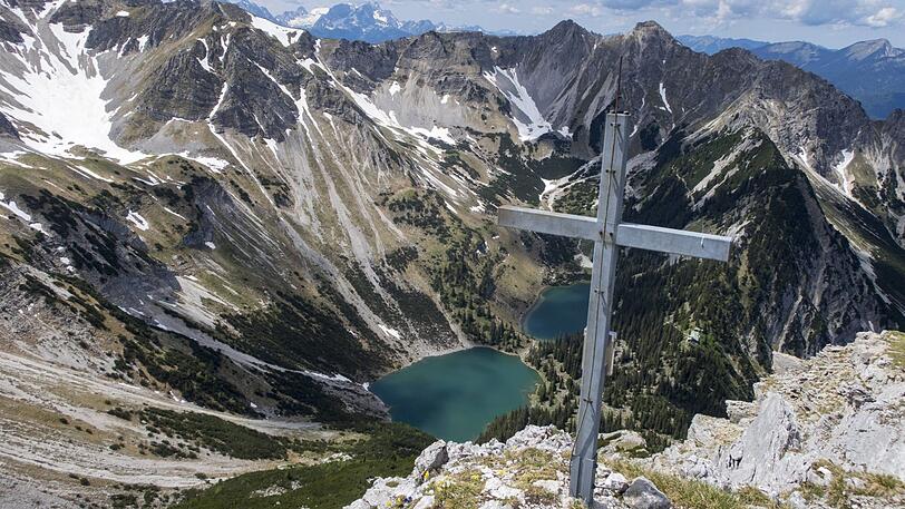 Traumhaft: Die Soierngruppe oberhalb der Soiernseen.