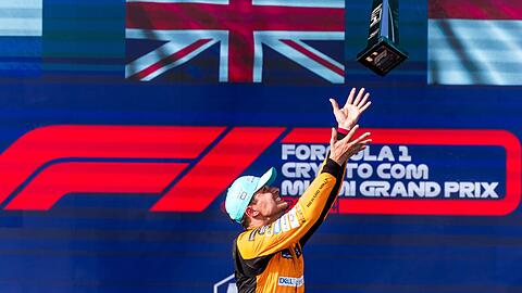 McLaren-Pilot Lando Norris hat den Großen Preis von Miami geonnen.
