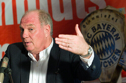 Uli Hoeneß, Präsident des FC Bayern.