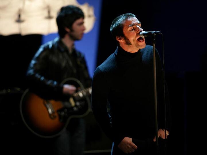 Oasis 2009 bei "Wetten, dass..?" - dem Jahr ihrer Auflösung.