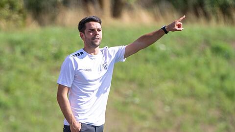 Schweinfurts Trainer Victor Kleinhenz hofft auf eine Pokal-Überrschung.