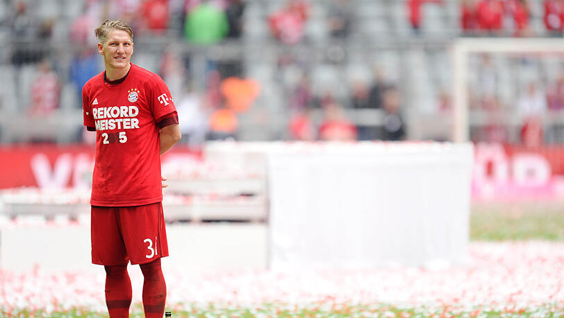 Wird am Dienstag sein Abschiedsspiel beim FC Bayern München bekommen: Bastian Schweinsteiger. Wird am Dienstag sein Abschiedsspiel beim FC Bayern München bekommen: Bastian Schweinsteiger.