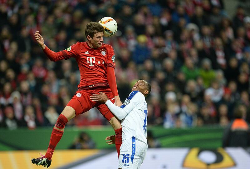 THOMAS MÜLLER: NOTE  3.
Fand nur schwer in die Partie. Tauchte in Hälfte eins fast komplett ab. Gab nach der Pause wenigstens einen gefährlichen Torschuss ab (52.).
