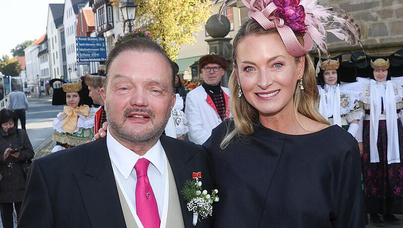Alexander Fürst zu Schaumburg-Lippe mit Prinzessin Lilly zu Sayn-Wittgenstein-Berleburg.