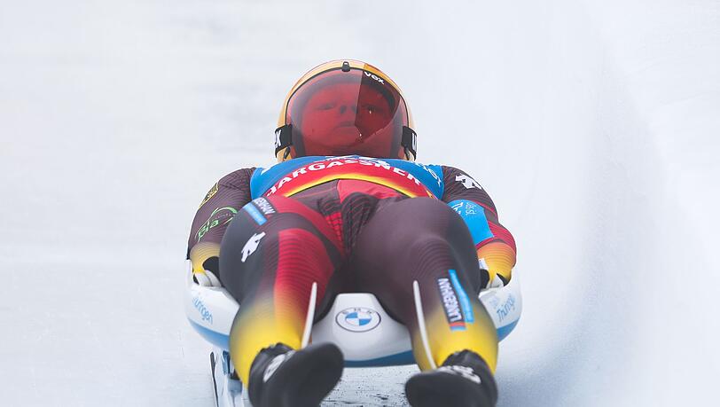 Rodler Max Langenhan siegte in St. Moritz.