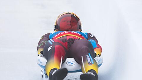 Rodler Max Langenhan siegte in St. Moritz.