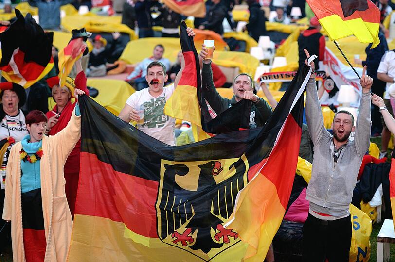 Die Bilder vom Public Viewing.