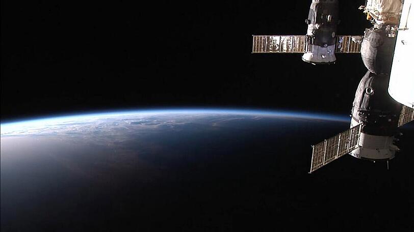Während seiner rund 166 Tage langen Mission kann der deutsche Astronaut Alexander Gerst diesen traumhaften ausblick auf die Erde genießen.