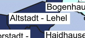 Altstadt-Lehel - Miet-Schnitt: 16,60 Euro/m2 Hier wird die Bevölkerung eher zurückgehen. Die Preise sind enorm hoch, das Angebot sehr überschaubar. Schon heute wohnen hier vor allem gut verdienende Berufstätige im Alter von 25 bis 49 Jahren. Familien mit Kindern oder Ältere können sich dieses Viertel kaum leisten. Und das wird auch so bleiben &ndash; denn die Bebauung ist bereits so dicht, dass kaum etwas nachkommen wird.